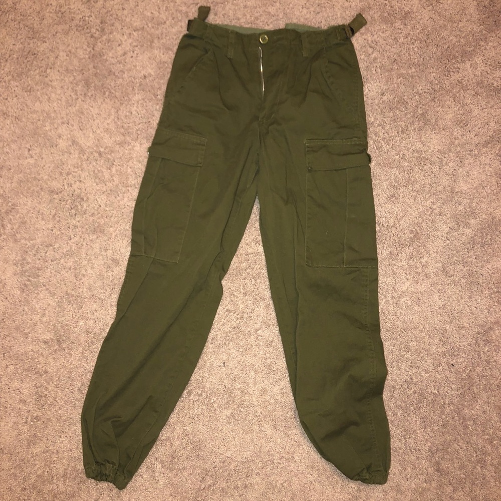 Fashion Nova Olive Joggers